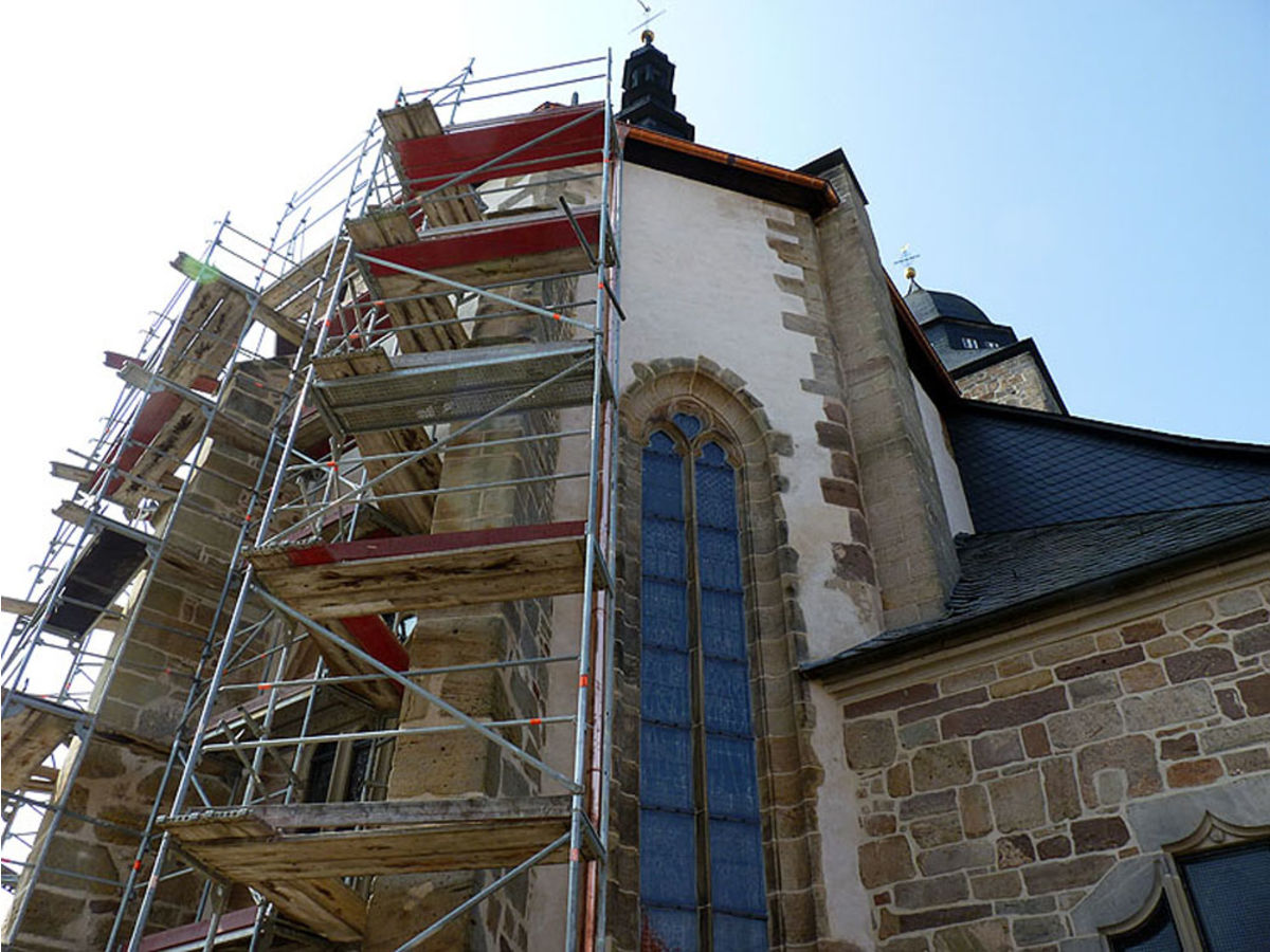 Kirchenrenovierung 2010 / 2011 (Foto: Karl-Franz Thiede)